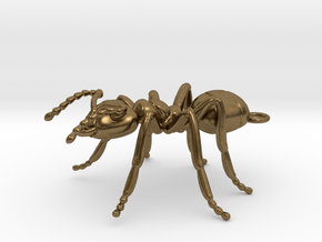Ant Pendant in Natural Bronze