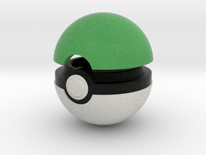 Pokeball (Green) in Full Color Sandstone