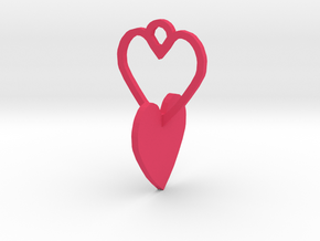 heart to connect with heart of the ring in Pink Processed Versatile Plastic