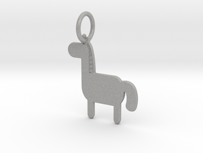 Horse Keychain in Aluminum