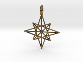 The Star Pendant in Natural Bronze