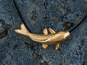 Carp in Polished Gold Steel