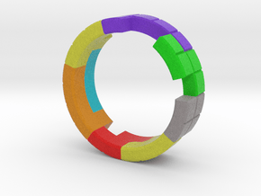 Tetris Ring Size 8.5 in Full Color Sandstone