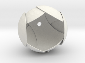 Pendant-Ball3Spheres in White Natural Versatile Plastic