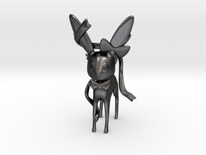 Sylveon in Polished and Bronzed Black Steel