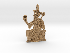 Mansa Musa Pendant in Polished Brass