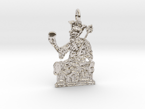 Mansa Musa Pendant in Platinum