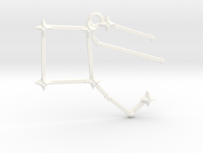 The Constellation Collection - Pegasus in White Processed Versatile Plastic