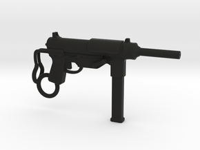 Submachine Gun M3 in Black Natural Versatile Plastic