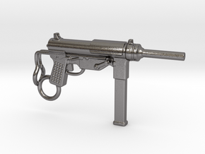 Submachine Gun M3 in Polished Nickel Steel