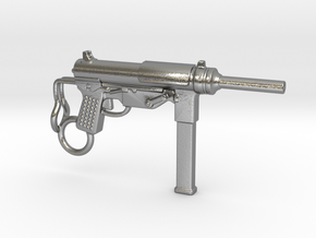 Submachine Gun M3 in Natural Silver