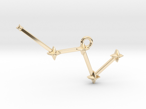 The Constellation Collection - Cassiopeia in 14k Gold Plated Brass