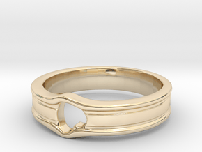 HEART_LINE in 14K Yellow Gold