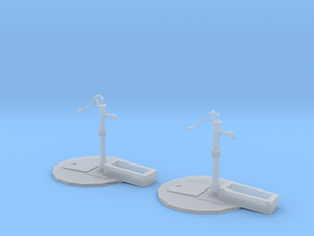 Street pump type: A 1:87( H0 ) scale 2 Pcs set in Smoothest Fine Detail Plastic