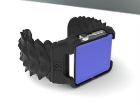 Apple Watch - 42mm Medium Band Spikey in Black Natural Versatile Plastic