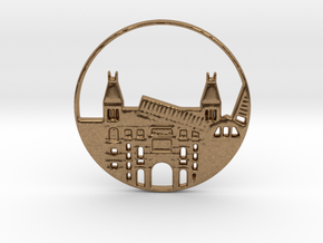 Amsterdam Pendant in Natural Brass