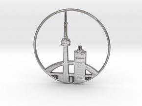 Toronto Pendant in Natural Silver
