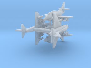 A-4F w/Gear x4 in Smooth Fine Detail Plastic: 1:700