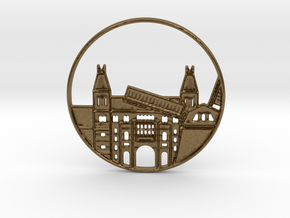 Amsterdam Pendant in Natural Bronze