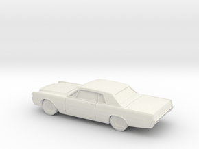 1/87 1966-68  Lincoln Continental Coupe in White Natural Versatile Plastic
