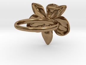 Orchid Ring in Natural Brass: 5 / 49