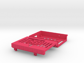 RaspberryPi Case in Pink Processed Versatile Plastic