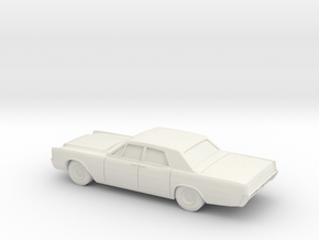 1/87 1969 Lincoln Continental Sedan in White Natural Versatile Plastic