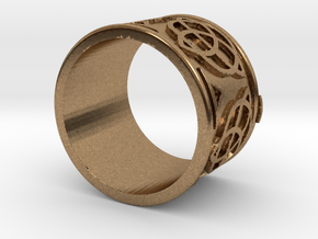 Celtic Ring Bene in Natural Brass