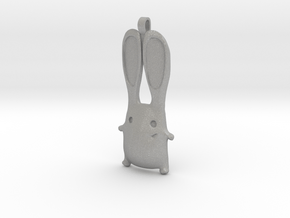 Bunny Pendant in Aluminum