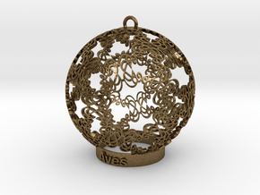 Aves Ornament for lighting in Natural Bronze