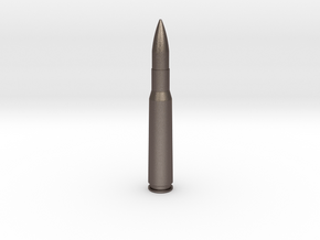 .50 BMG in Polished Bronzed Silver Steel