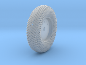 08B2-Back-Left Meshed Wheel in Smooth Fine Detail Plastic