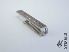 Tie Bar Cracked Pattern in Polished Nickel Steel