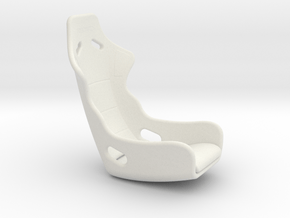 Recaro Seat 1/12 in White Natural Versatile Plastic