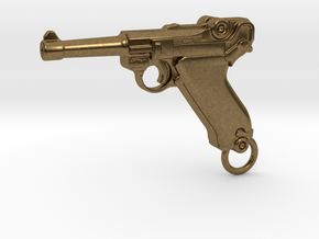Luger Gun in Natural Bronze