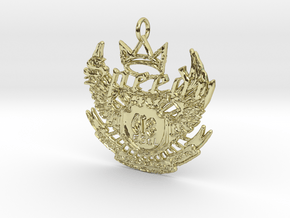 Speedy W.R.E. Pendant in 18k Gold Plated Brass