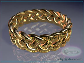 Celtic Knot Ring ~ size 9.5 (0.764 inch diameter) in 14K Yellow Gold