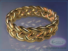 Celtic Knot Ring 1 ~ US size 14 in 14K Yellow Gold