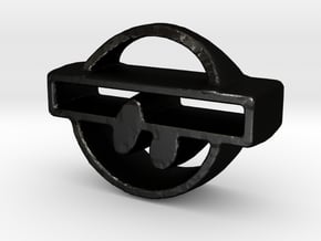 bright eye boy in Matte Black Steel