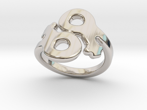 Saffo Ring 14 – Italian Size 14 in Platinum