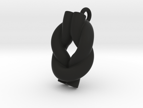Knot Of Hercules Earring in Black Natural Versatile Plastic