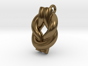 Knot Of Hercules Earring in Natural Bronze