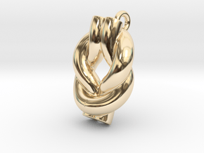 Knot Of Hercules Earring in 14K Yellow Gold