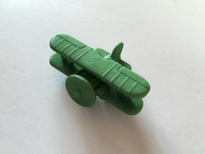 Dragonfly Fighter Plane in Green Processed Versatile Plastic