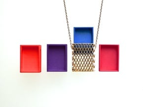Drawer for Metal only - Matchbox Pendant in Red Processed Versatile Plastic
