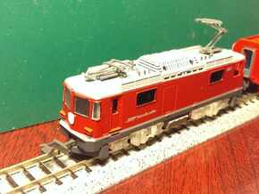Electoric locomotive type 2 in Tan Fine Detail Plastic