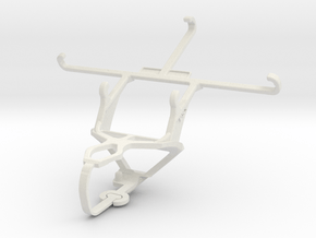 Controller mount for PS3 & Panasonic Eluga Turbo in White Natural Versatile Plastic