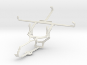 Controller mount for Steam & Panasonic P66 - Front in White Natural Versatile Plastic