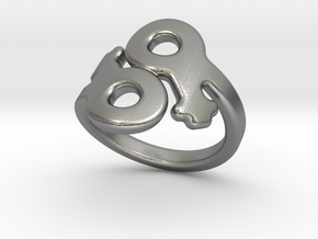 Saffo Ring 15 – Italian Size 15 in Natural Silver