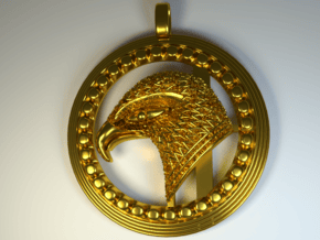 Eagle . The Thunder Bird. in Polished Brass